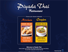 Tablet Screenshot of piyadathai.com.au